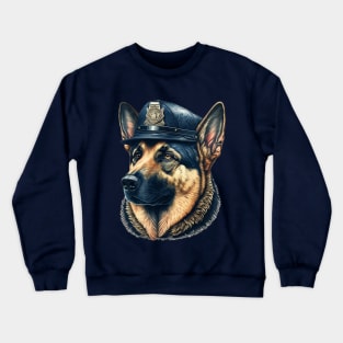 Authoritative Alsation Crewneck Sweatshirt